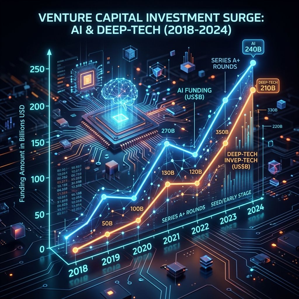 AI and Deep-Tech Continue Leading Startup Investments with Selective High-Value Capital Rounds