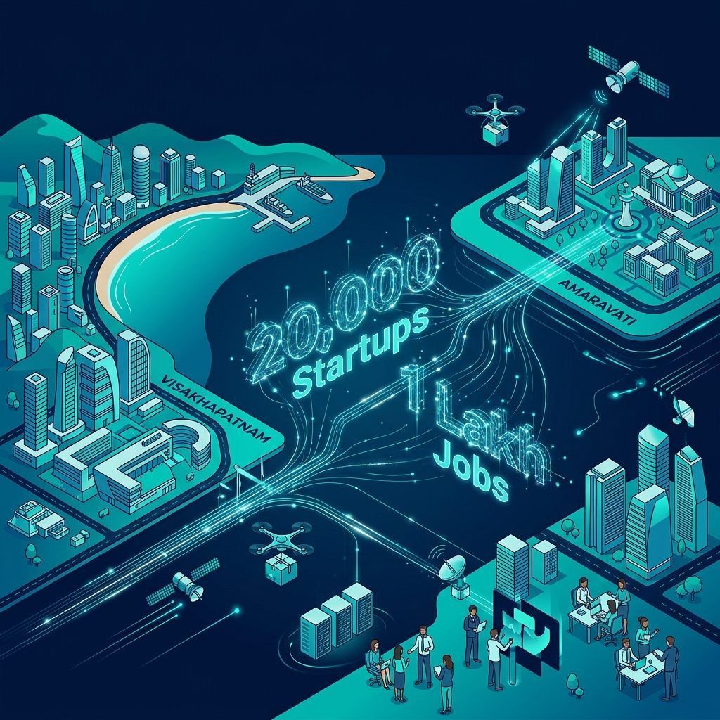Andhra Pradesh Targets 20,000 Startups and 1 Lakh Jobs in 5 Years