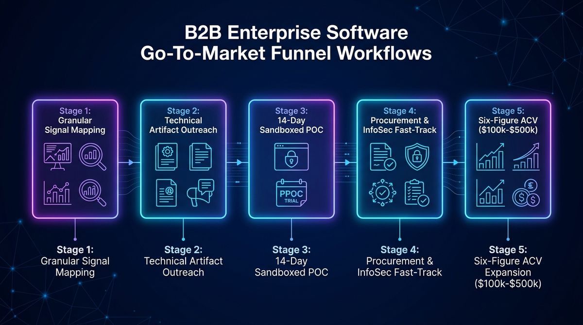 Bangalore to Fortune 500 Global Outbound B2B SaaS Funnel