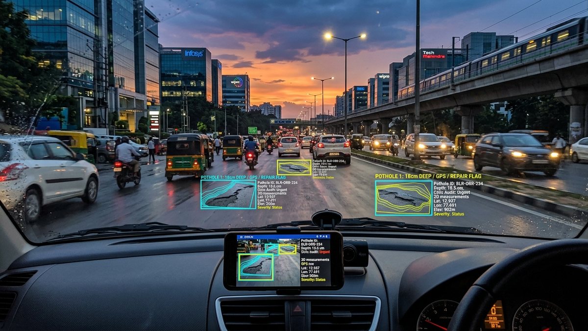 Bengaluru Engineer Builds AI App to Detect Potholes and Pinpoint Civic Repair Accountability