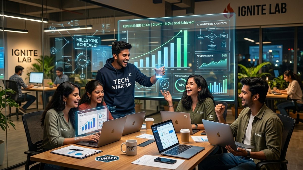 Campus Startup Crosses ₹50 Lakh Turnover: How Chandigarh University Alumnus-Led Fovea Infotech Scaled in Under a Year
