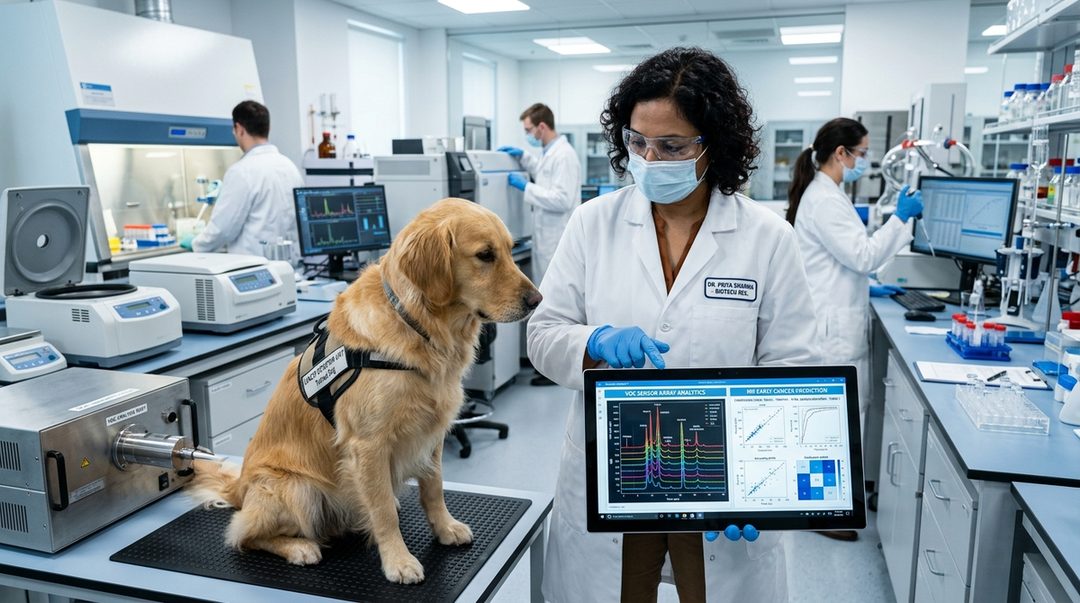 Dognosis: Indian Deeptech Startup Combines Canine Olfaction and AI Sensor Arrays for Early Cancer Detection