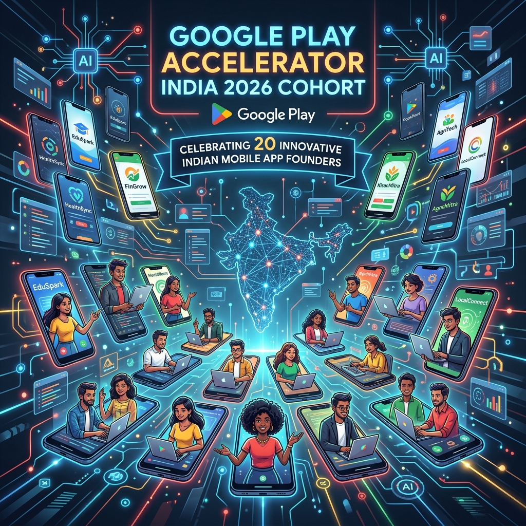 Google Unveils 2026 Play Accelerator India Cohort: 20 AI-First Startups Selected for Global App Growth