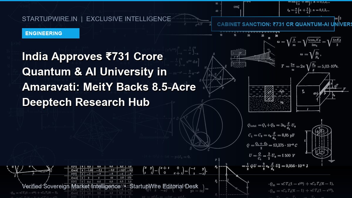 India Approves ₹731 Crore Quantum & AI University in Amaravati: MeitY Backs 8.5-Acre Deeptech Research Hub