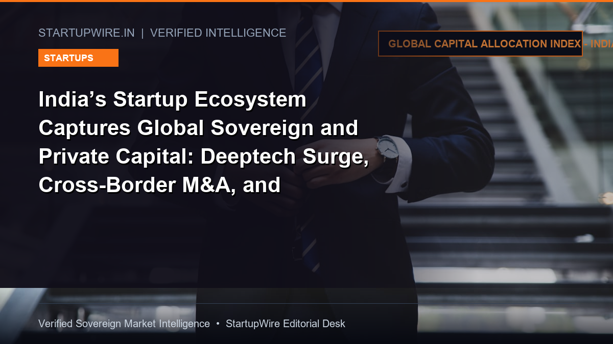 India’s Startup Ecosystem Captures Global Sovereign and Private Capital: Deeptech Surge, Cross-Border M&A, and Institutional Confidence in 2026