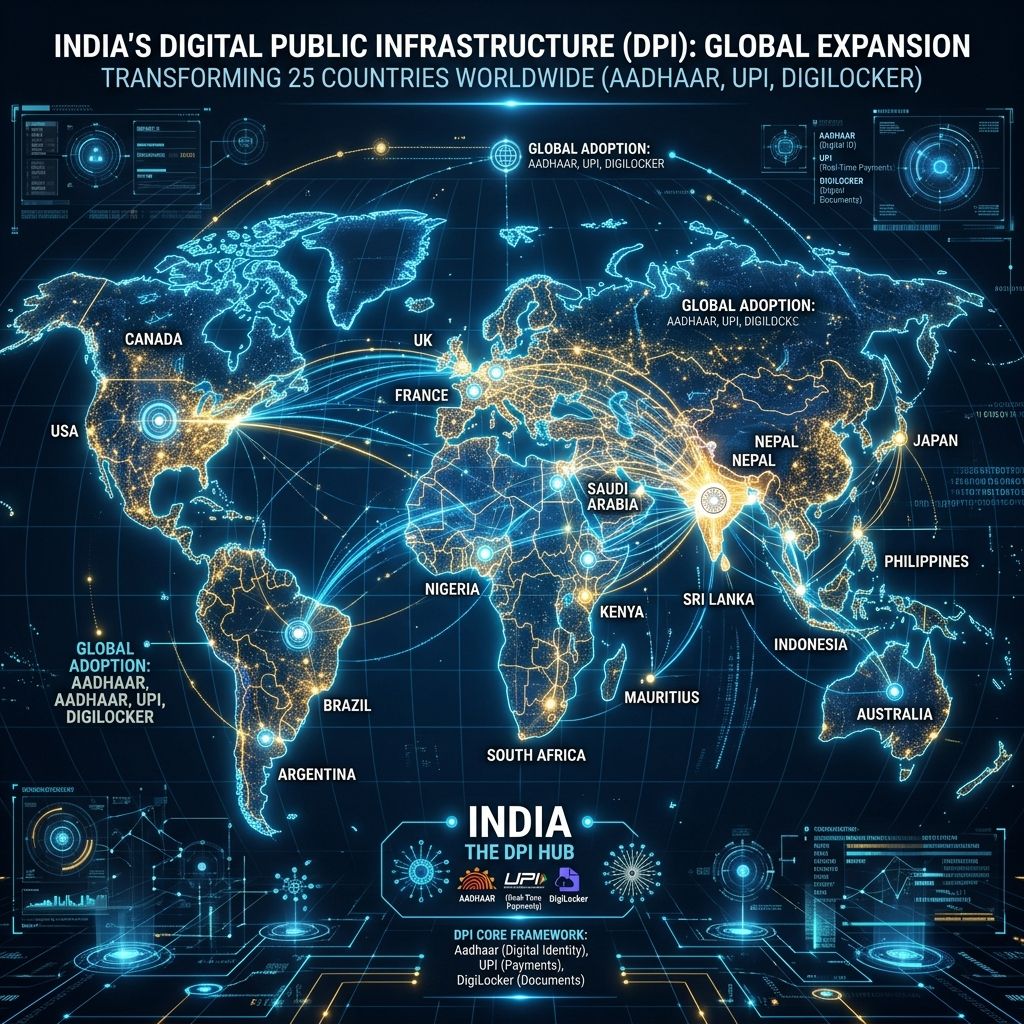 India's Digital Public Infrastructure Goes Global: 25 Countries Pilot DPI Framework