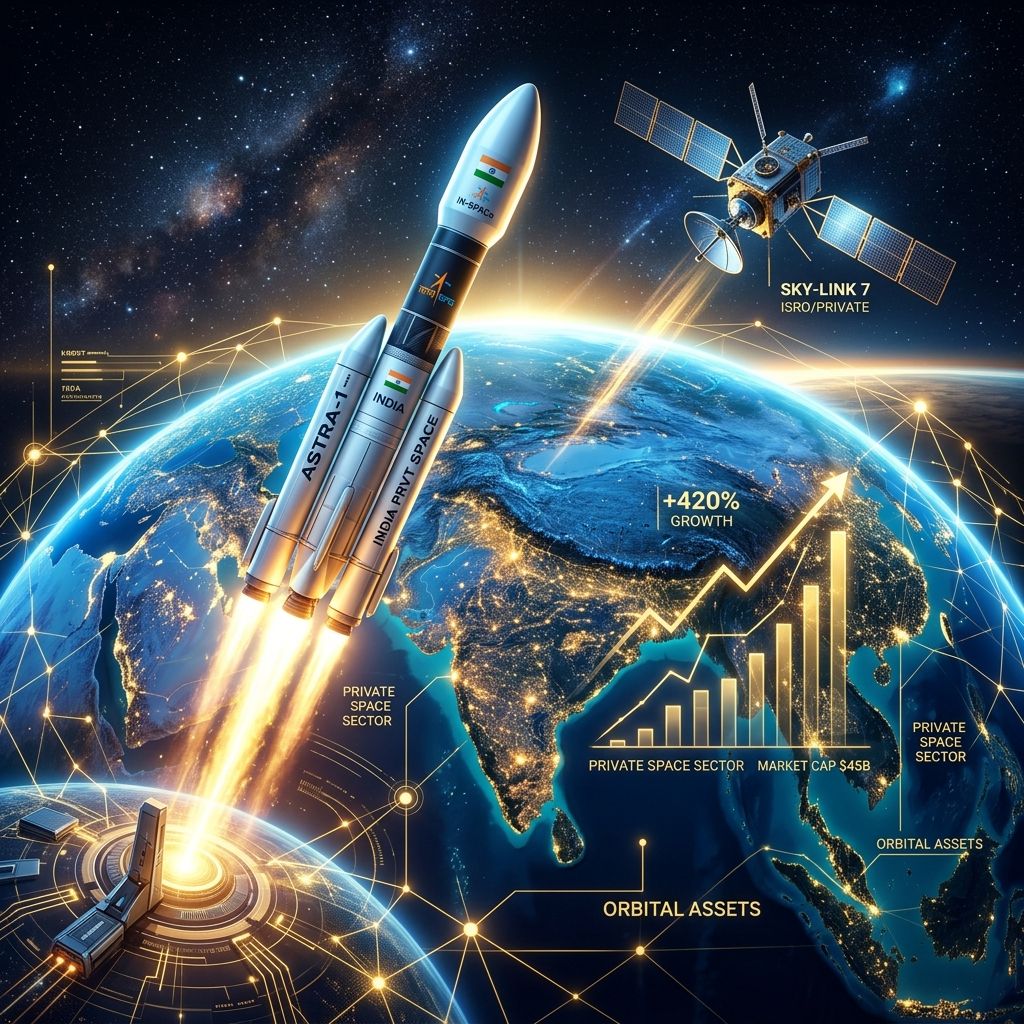 India's Private Space Boom Crosses $618 Million Investment as 17 Startups Gain Official Authorizations