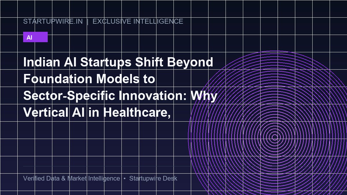 Indian AI Startups Shift Beyond Foundation Models to Sector-Specific Innovation: Why Vertical AI in Healthcare, Agritech, and Logistics is Winning