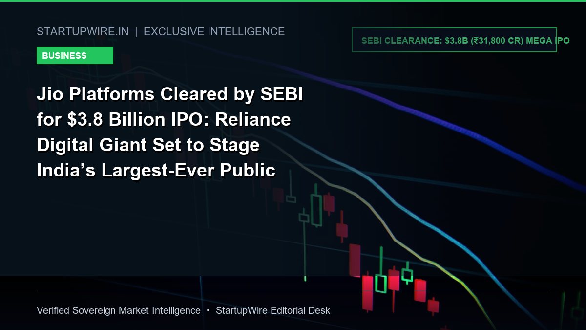 Jio Platforms Cleared by SEBI for $3.8 Billion IPO: Reliance Digital Giant Set to Stage India’s Largest-Ever Public Market Debut