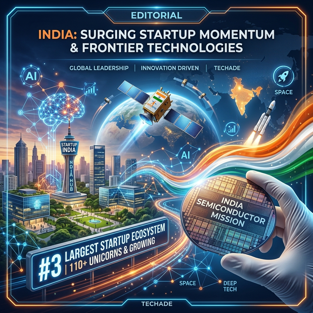 Prime Minister Narendra Modi Celebrates Surging Startup Momentum in AI, Semiconductors, Deep Tech, and SpaceTech