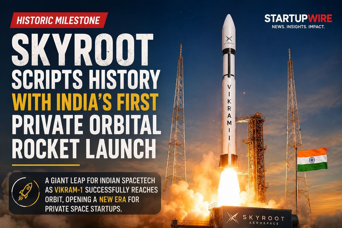 Skyroot Scripts History with India's First Private Orbital Rocket Launch
