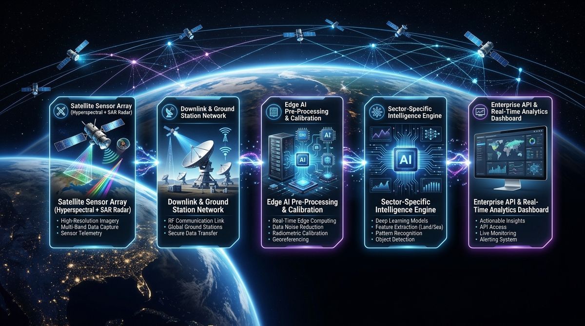 SpaceTech Satellite Earth Observation & AI Intelligence Pipeline