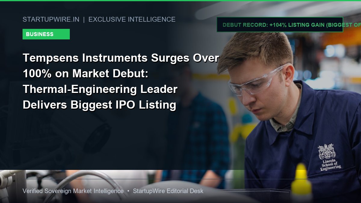 Tempsens Instruments Surges Over 100% on Market Debut: Thermal-Engineering Leader Delivers Biggest IPO Listing Gain of 2026