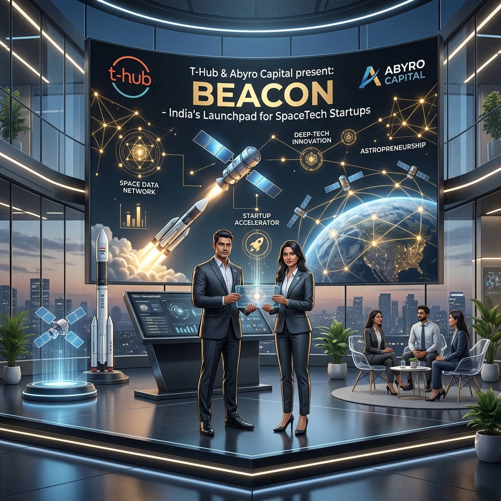 T-Hub Partners with Abyro Capital to Launch 'Beacon' Initiative to Fund and Mentor SpaceTech Startups
