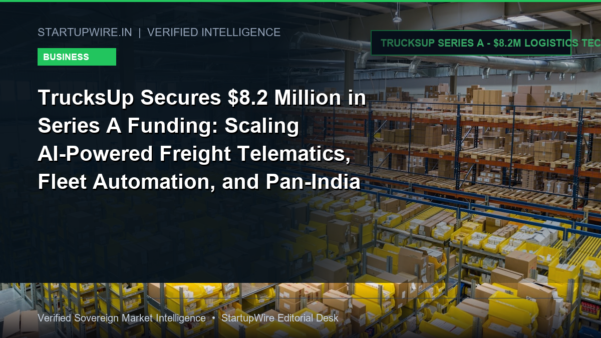 TrucksUp Secures $8.2 Million in Series A Funding: Scaling AI-Powered Freight Telematics, Fleet Automation, and Pan-India Highway Corridors