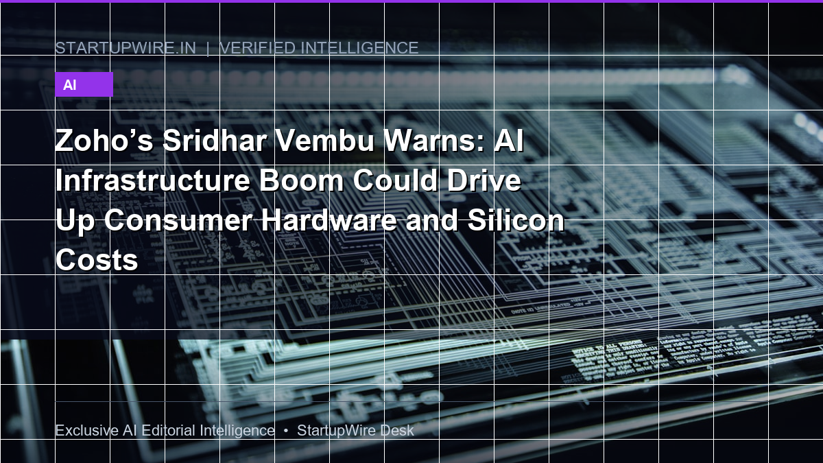 Zoho’s Sridhar Vembu Warns: AI Infrastructure Boom Could Drive Up Consumer Hardware and Silicon Costs